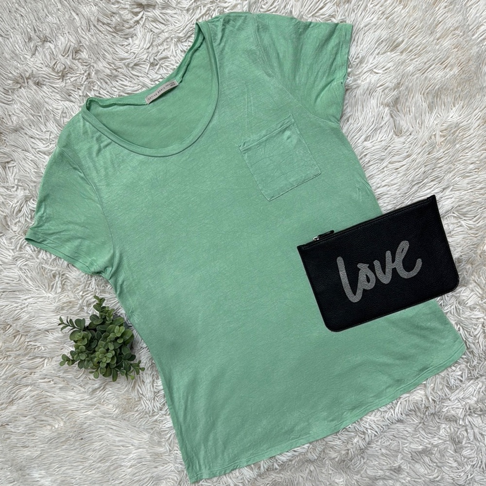 Active Basic Short Sleeve Scoop Neck Tee 💗 Mint